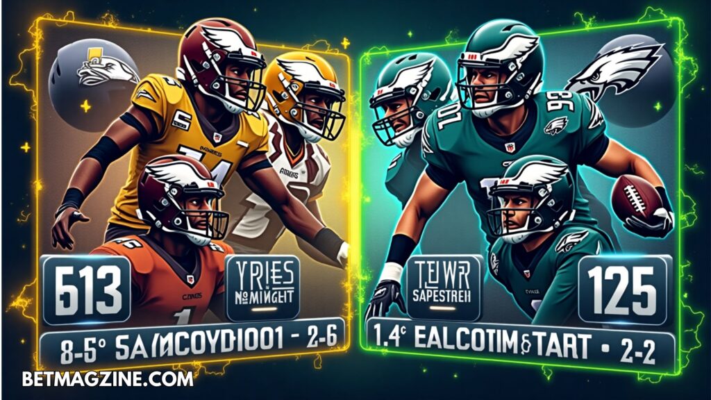 washington commanders vs philadelphia eagles match player stats
