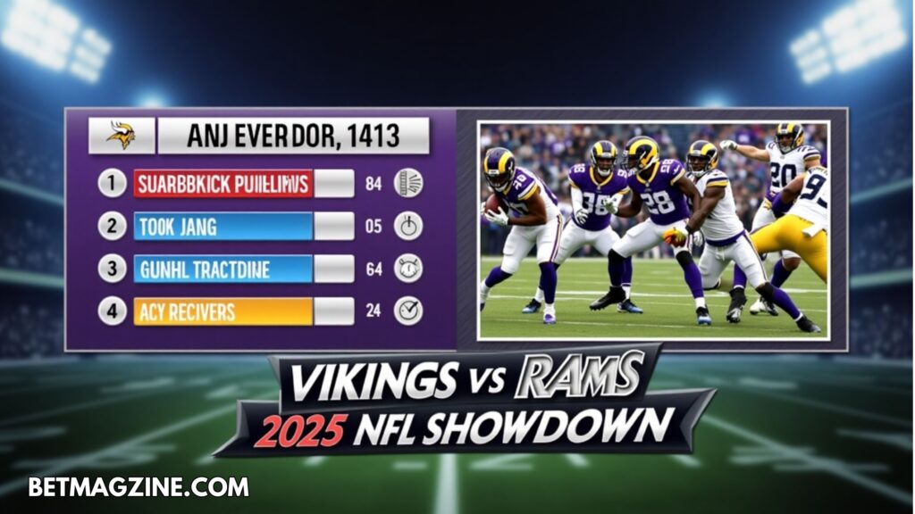 minnesota vikings vs los angeles rams match player stats